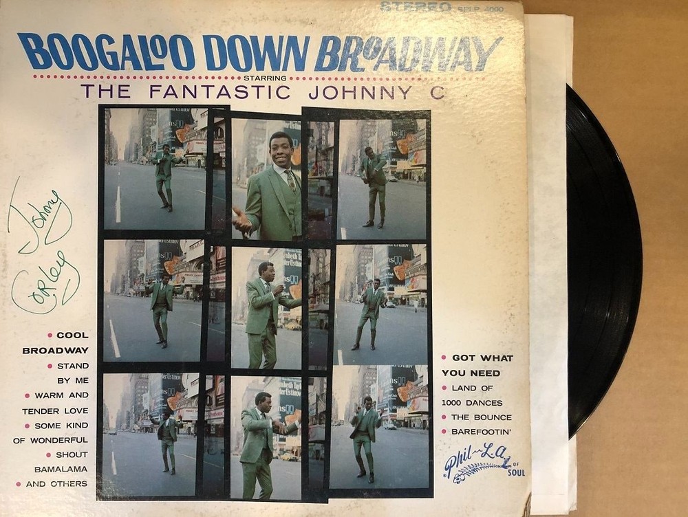 Johnny Corley- Signed Record Album