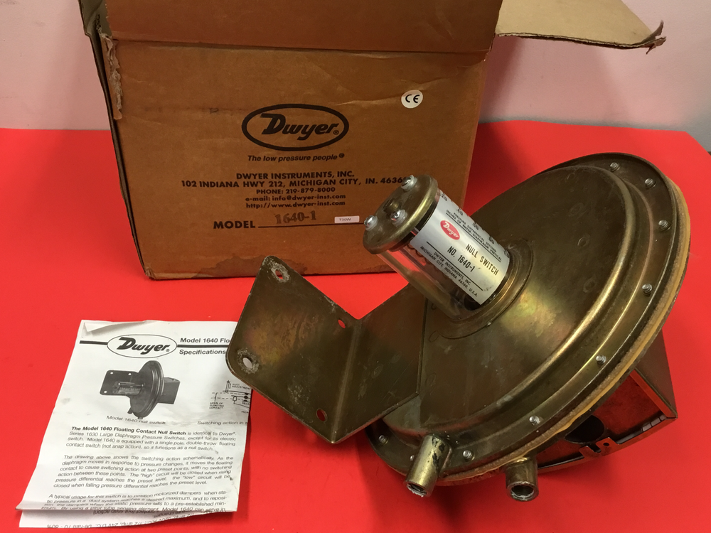 Dwyer Instruments - P/N: 1604-1 - Floating Contact Null Switch