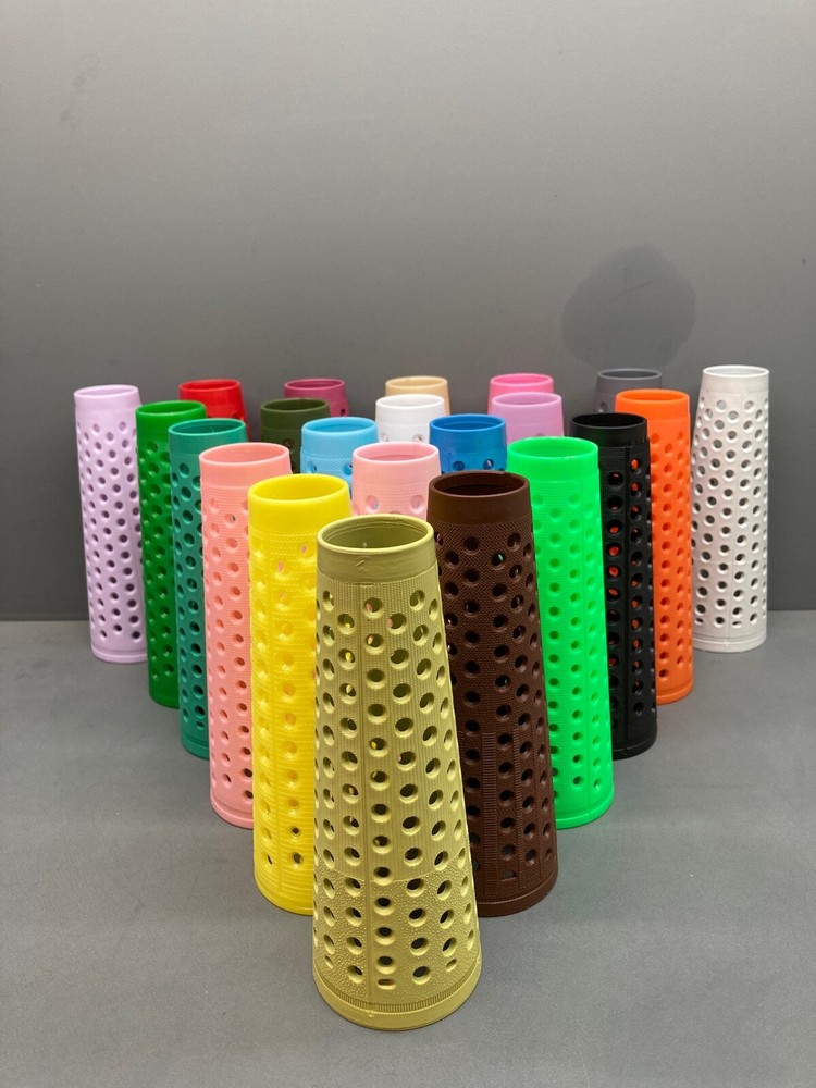 10 Assorted Plastic Yarn Cones For Wool Winding and Craft Use