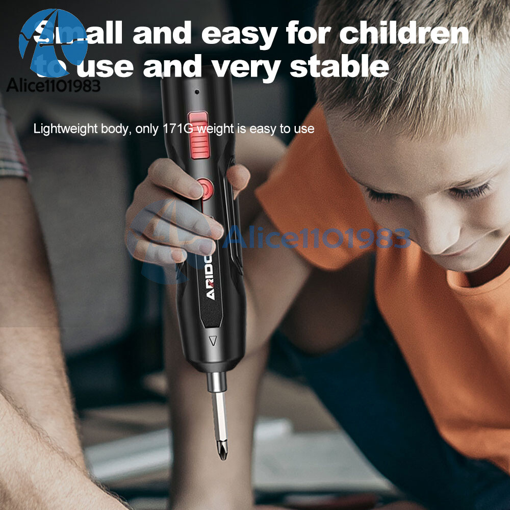 Portable Electric Screwdriver set mini Compact USB rechargeable Screw Driver