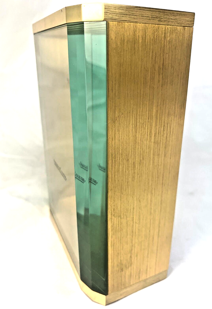 Extremely RARE Jaeger LeCoultre PRISM 8 Days Inline Table Desk Clock
