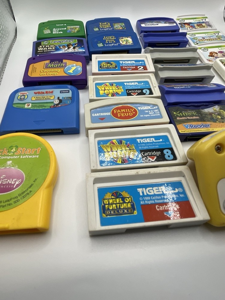 25 Leap Frog, V Tech, Tiger Learning Games
