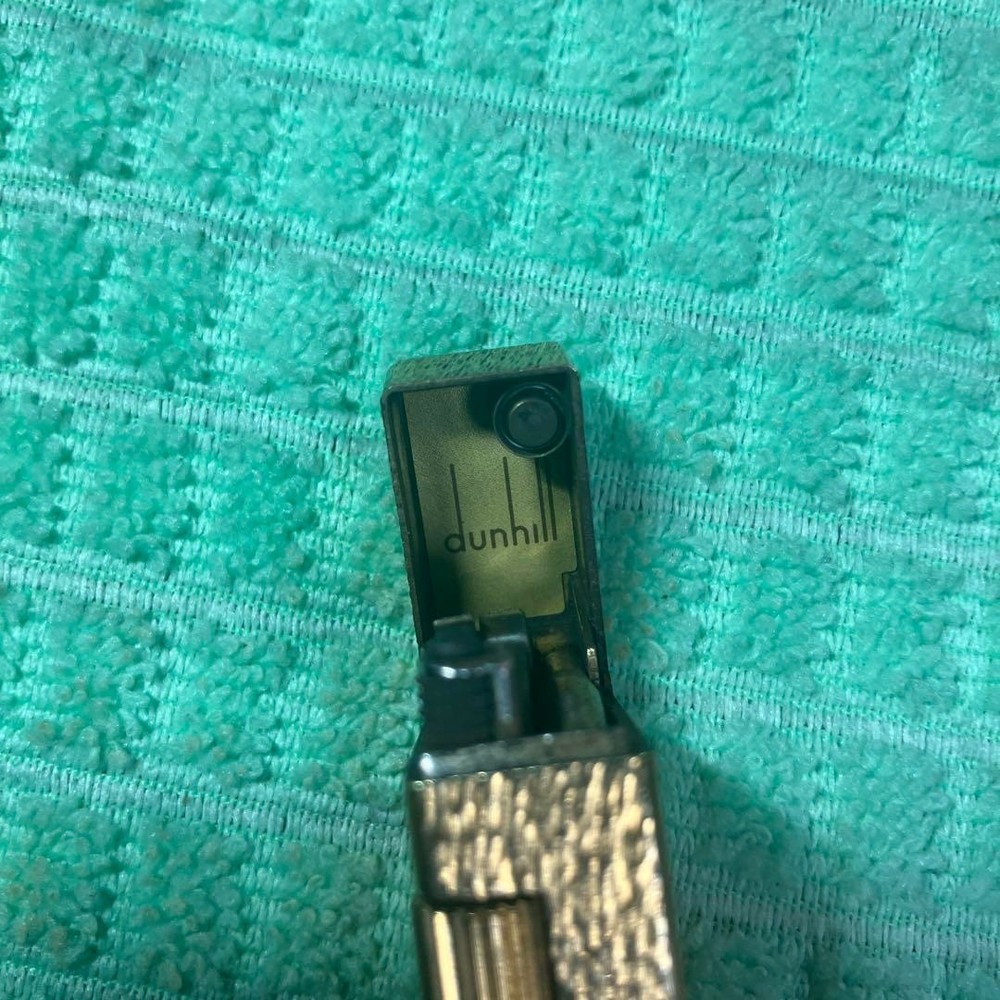Overhauled Dunhill Gas lighter Silver without box