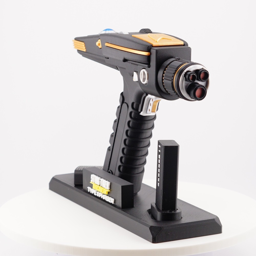 Star Trek Discovery Type 2 - Black - Phaser 3D Printed Prop w/ Moving Trigger