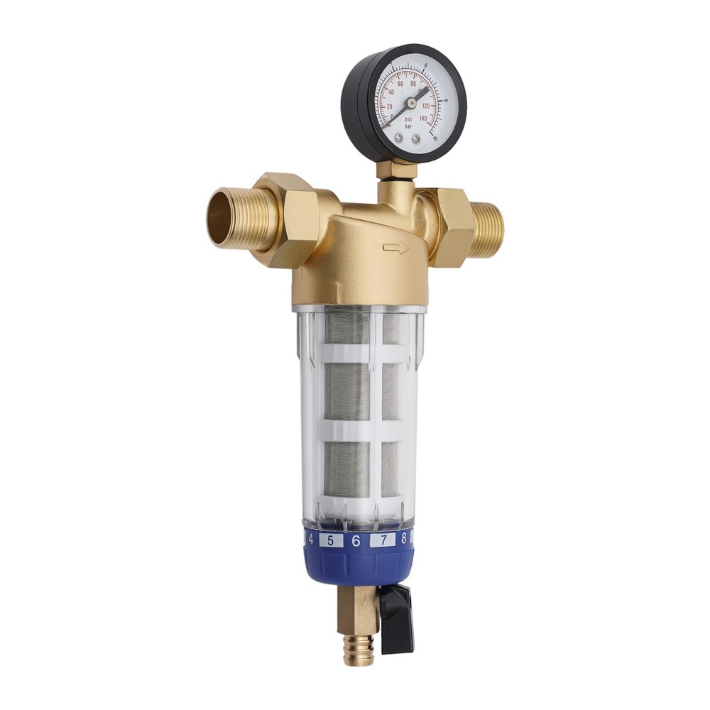 Water Filter, Flushable Prefilter, Reusable and Flushable Pre-Filtration System