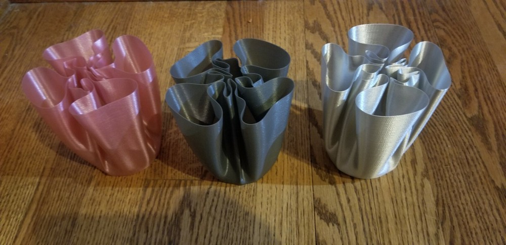 3D Printed "Cloth" Vase