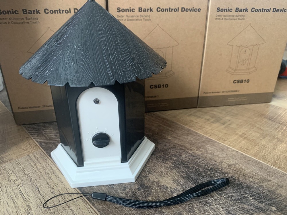 Sonic Bark Control Device Deter Nuisance Barking Birdhouse Style CSB10 Barktrain