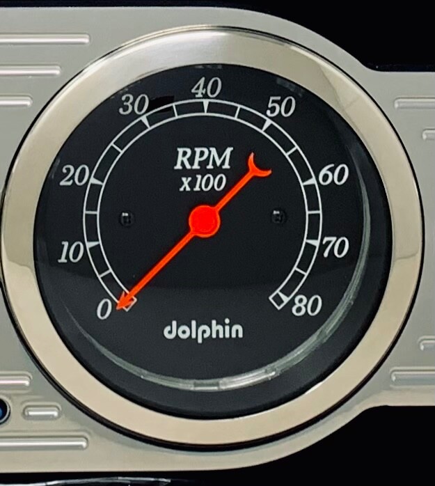 6 Gauge Universal Dash Panel Insert Cluster Set Powder Coated