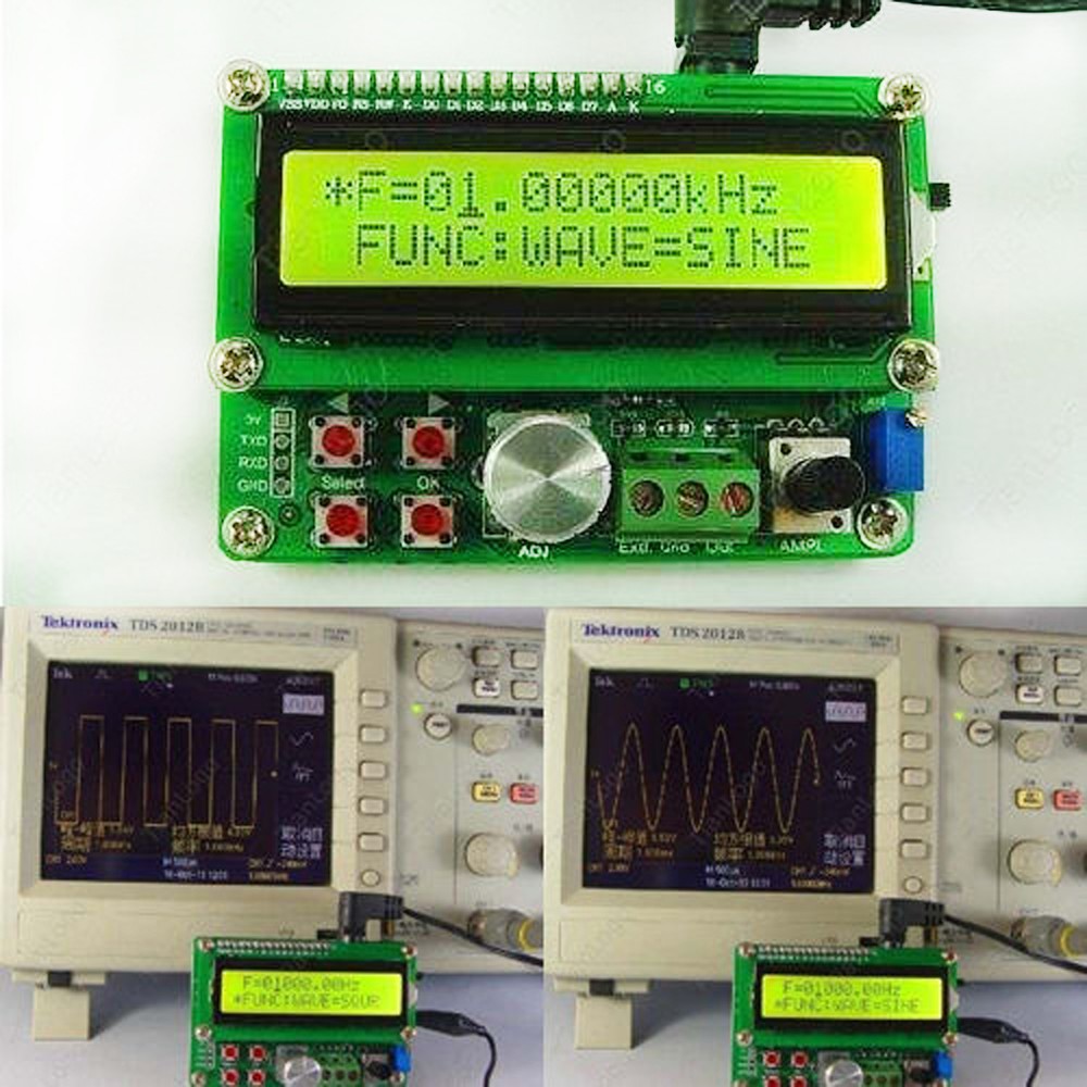 0.01Hz-5KHz DDS Function Signal Generator Module Custom Waveform Good quality