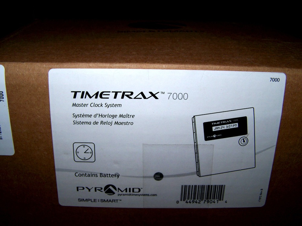 Pyrmid Timetrax 7000 Master Clock System