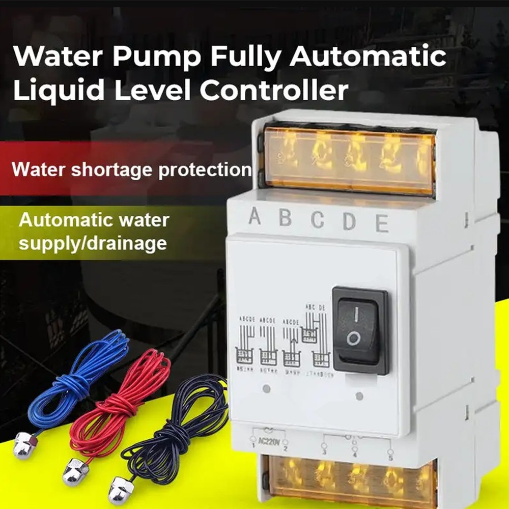 Fully Automatic Water Level Controller 25A 220V Water Tank Liquid Level6652