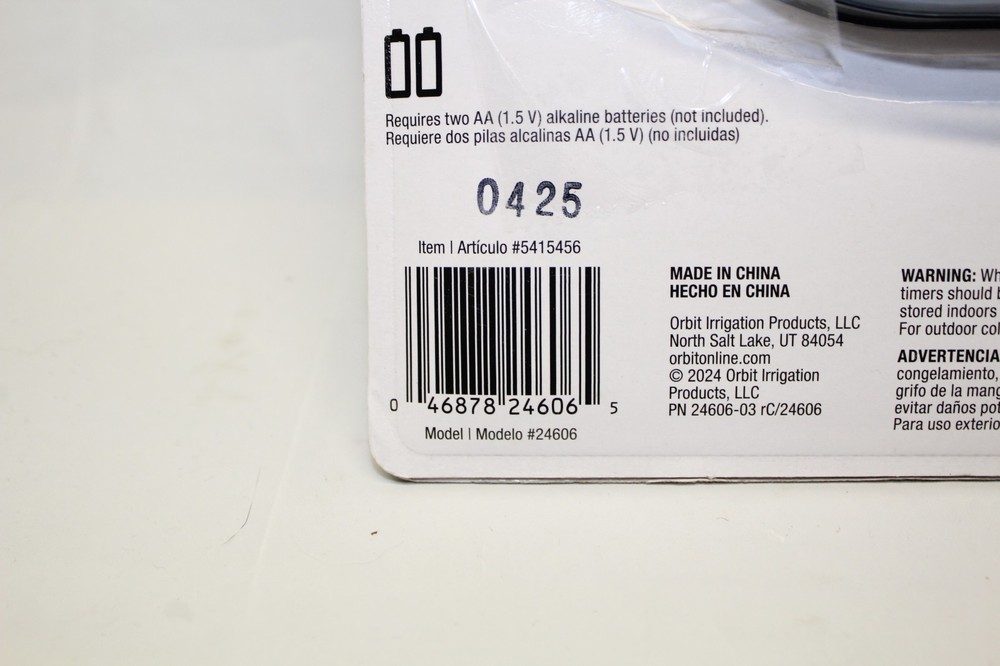 Orbit - 1 Outlet Watering Timer - 5415456 - Q21