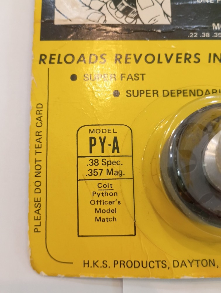 HKS PY-A Speed Loader for 38 Special 357 Magnum Colt Python