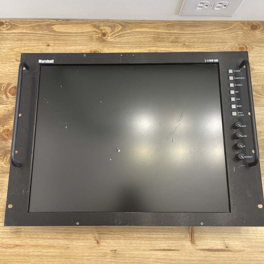 Monitor Panel, Brand: Marshall, Model No. V-5191P-SDI 19” Screen