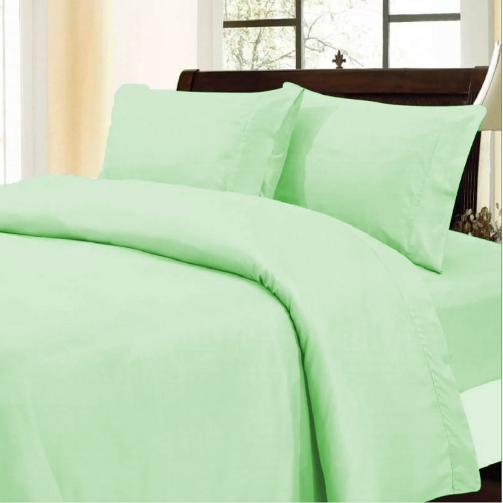 Soft Bedding 1000 - 1200 Thread Count Egyptian Cotton Sage Solid Select Item