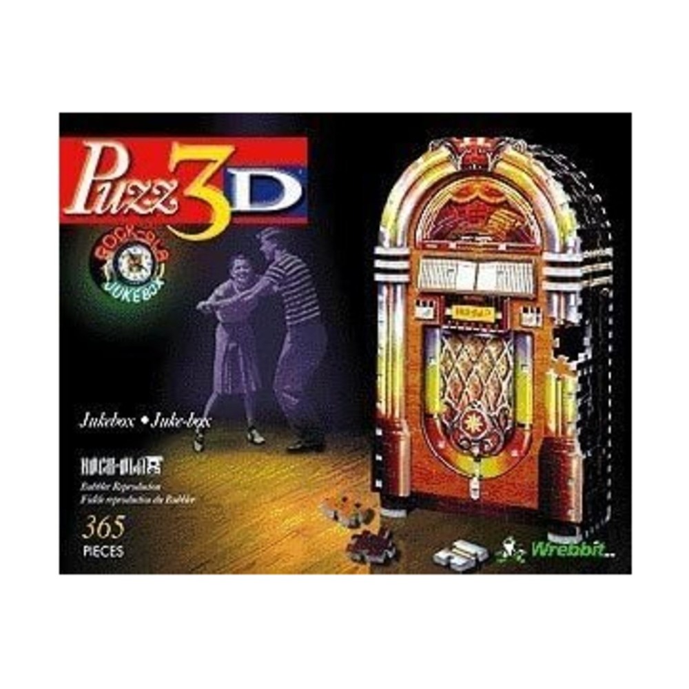 Wrebbit Puzz3D Jukebox (365 Pieces) SW (VG/New)