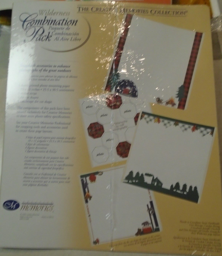 Creative Memories Combination Pack WILDERNESS Scrapbooking 10" x 12" NIP