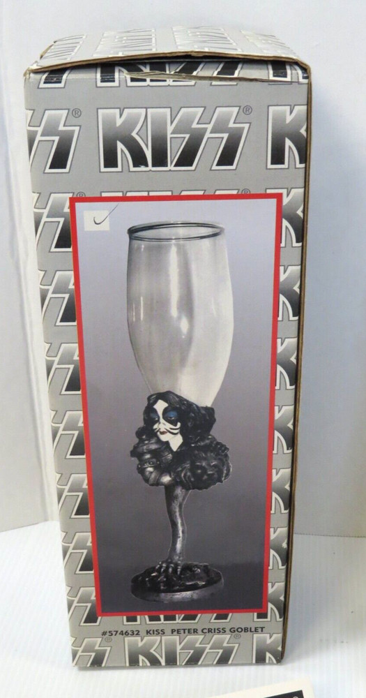 KISS PETER CRISS WINE GOBLET IN BOX