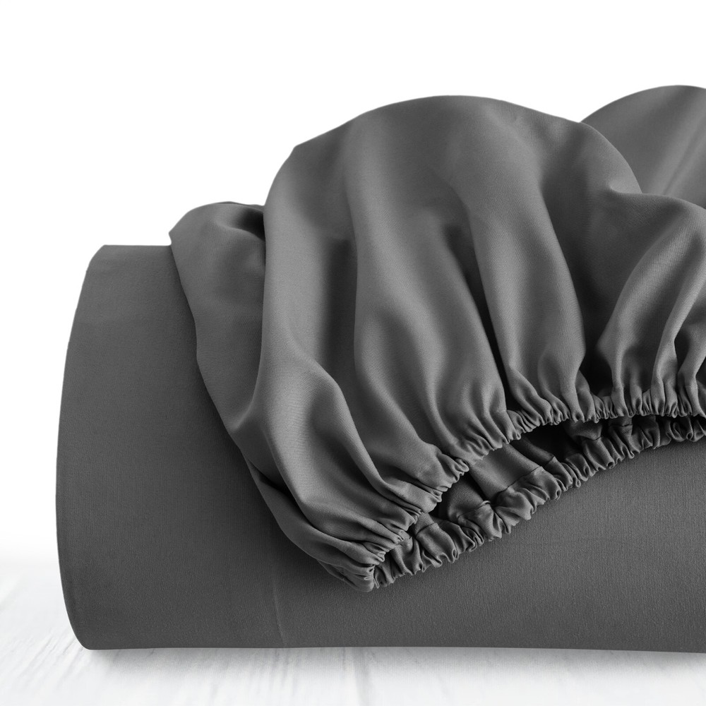 Premium Fitted Sheet Solid Deep Pocket Soft Microfiber Breathable Bottom Sheets