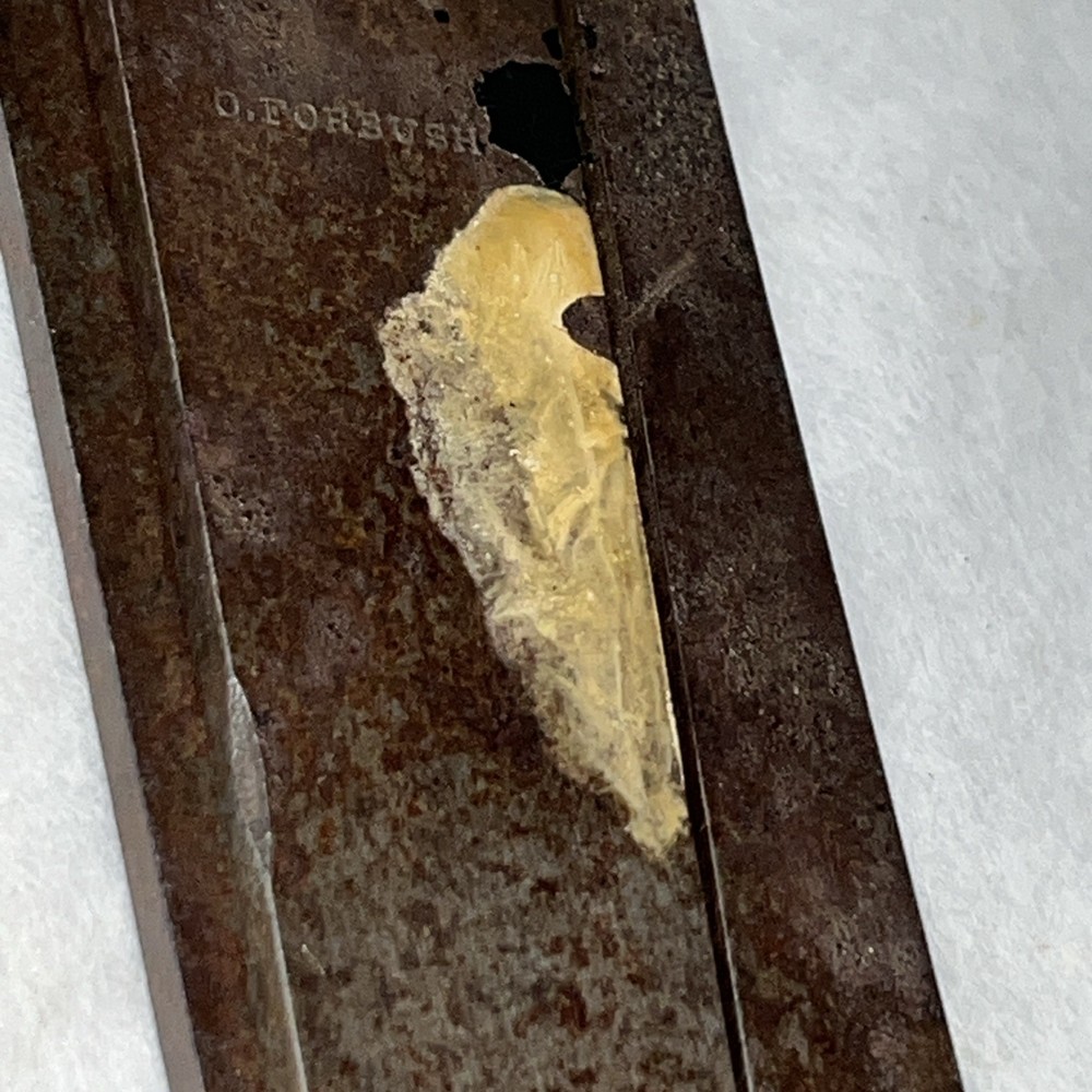 antique Double Folding Caliper Inside Outside Divider Compass Combination 1879