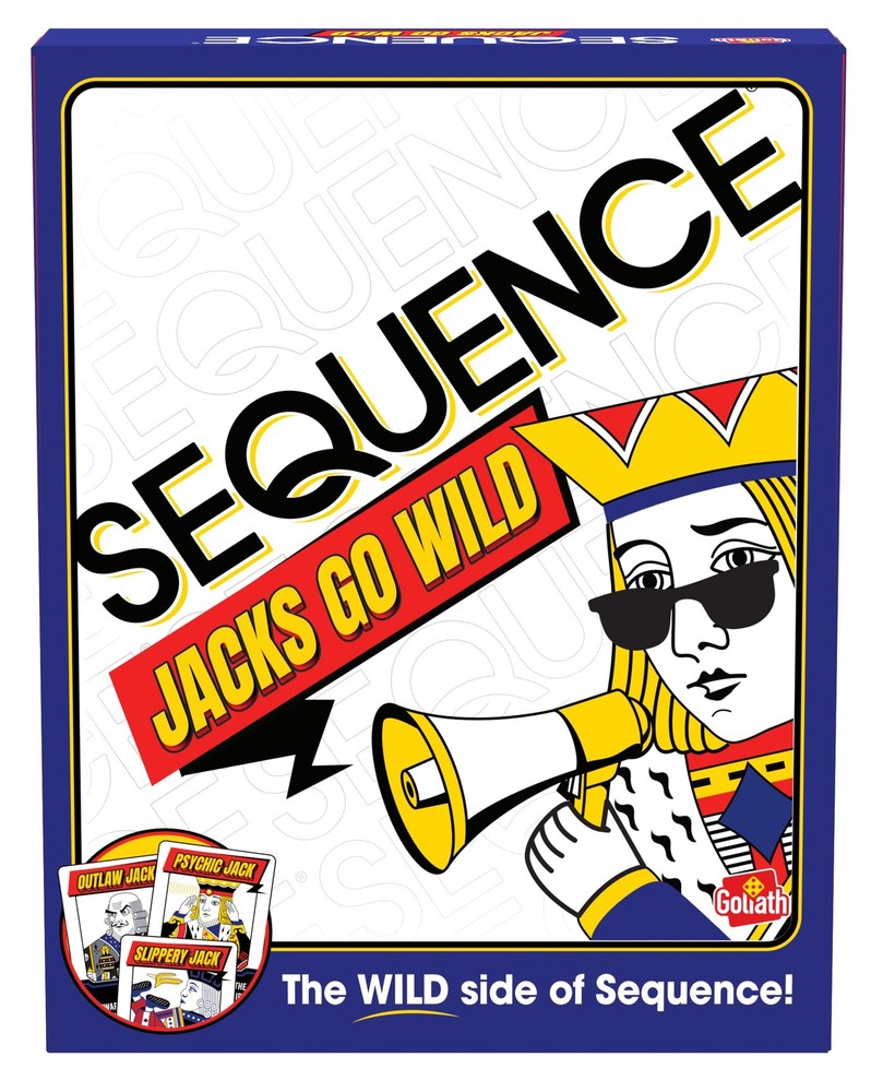 Goliath Sequence Jacks Go Wild! | Strategy Board Game Includes Additional Wild J
