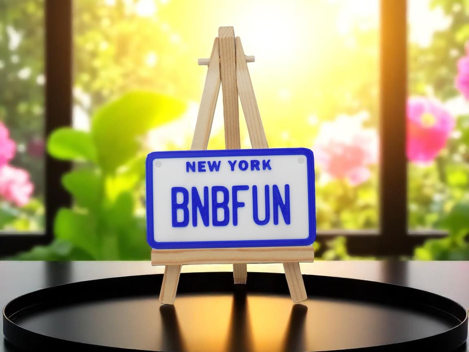 Personalized Mini State 3D License Plate – 3.75" x 2.25" Name Tag for Cozy Coupe