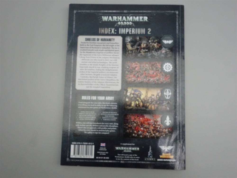 Warhammer 40K: 8th Edition Index Imperium 2