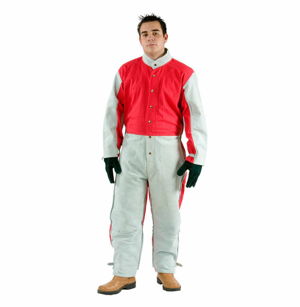 HEAVY DUTY LEATHER BLAST SUIT SMALL - 4XLARGE SANDBLAST SANDBLASTING