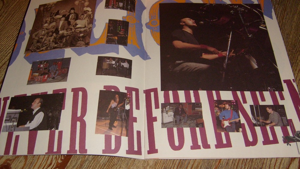 Phil Collins Concert Program 1990 Serious Tour!