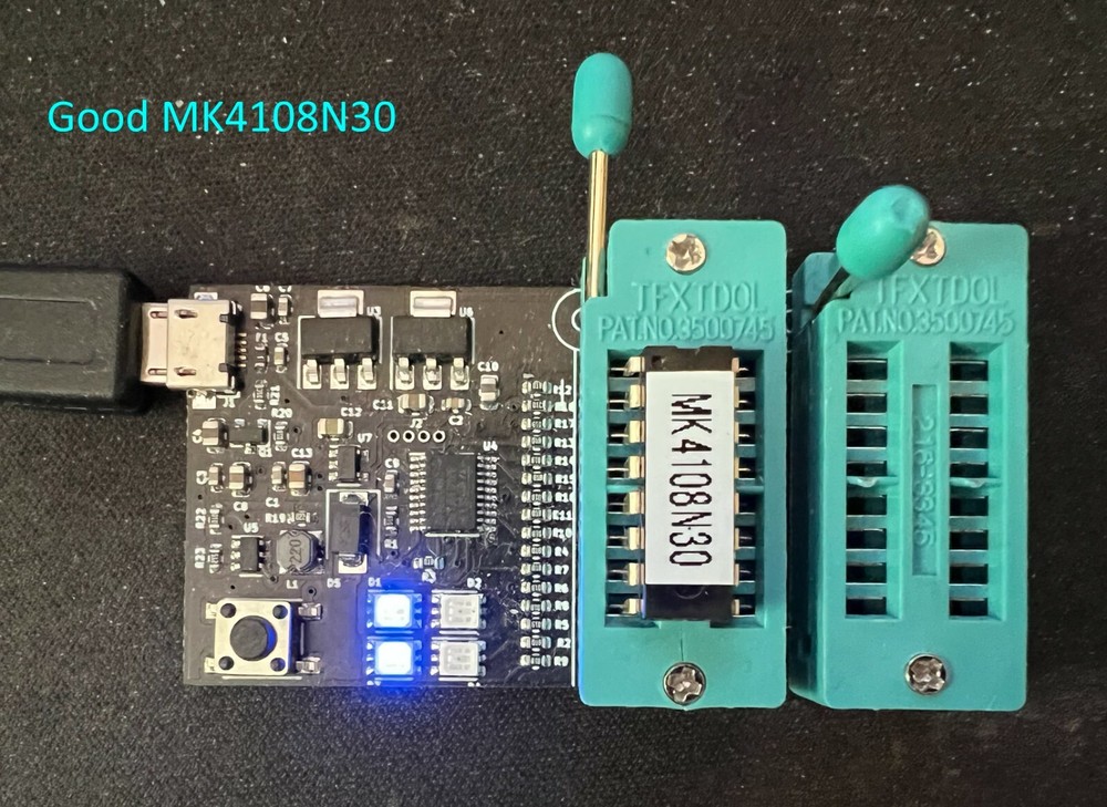 Dynamic RAM (DRAM) Tester for Retro Computers (4Kbit to 1Mbit).