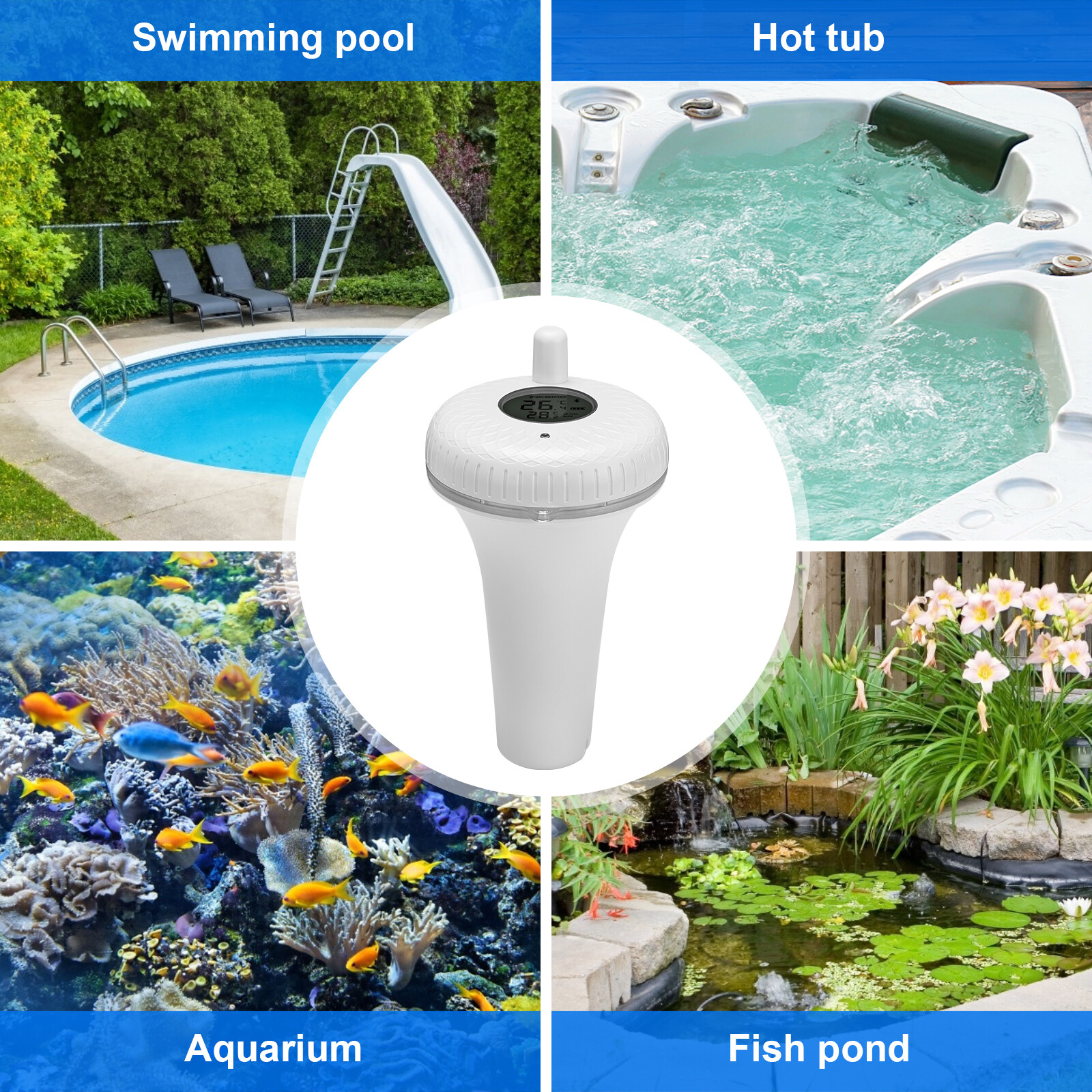 INKBIRD Bluetooth Pool Floating Thermometer Temperature Meter Swimming Spas Pond