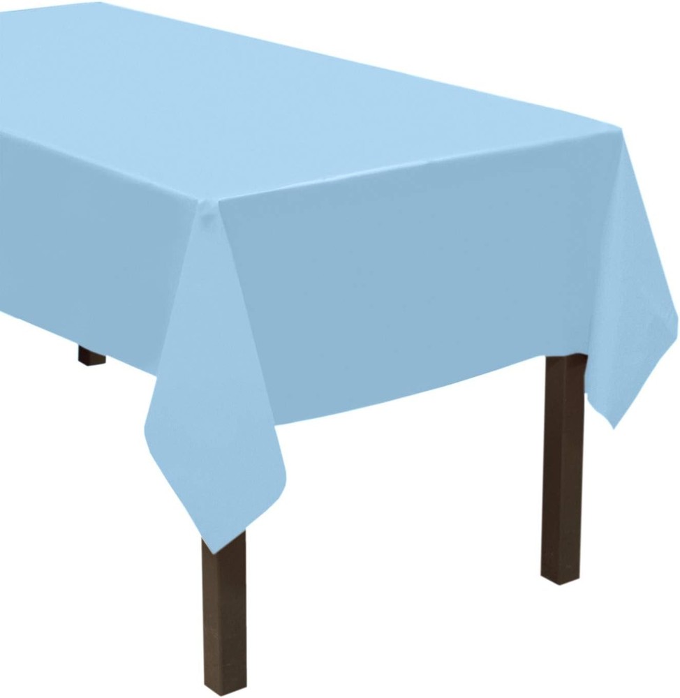 ValuMost Disposable 54" x 108" Plastic Rectangle Table Cover/Tablecloth