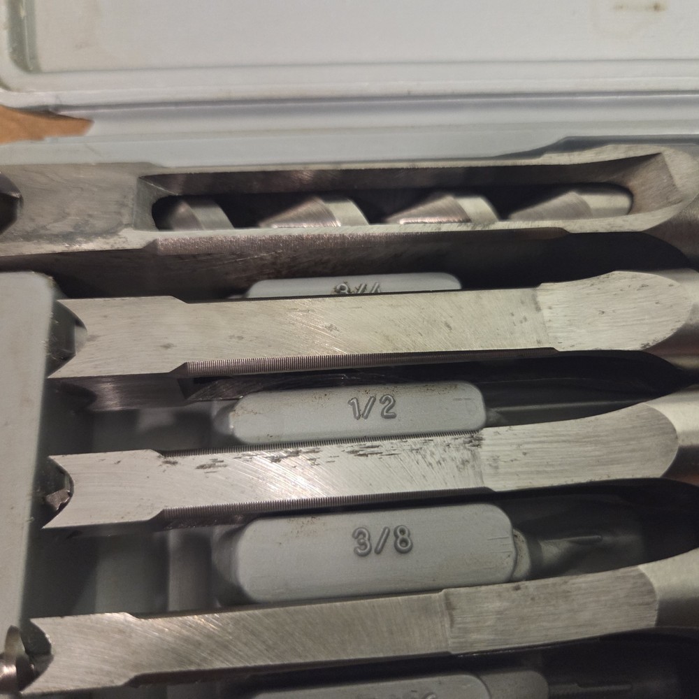 Vintage Vulcan 5pc. Titanium Mortising Bit & Chisel Set
