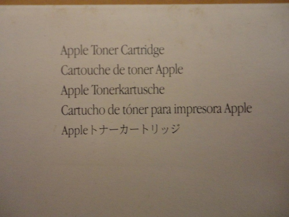 APPLE TONER CARTRIDGE M0089LL/A