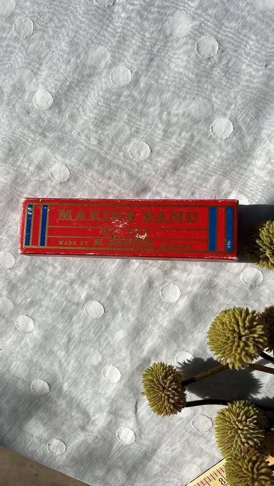 VINTAGE MOHNER HARMONICA IN BOX.