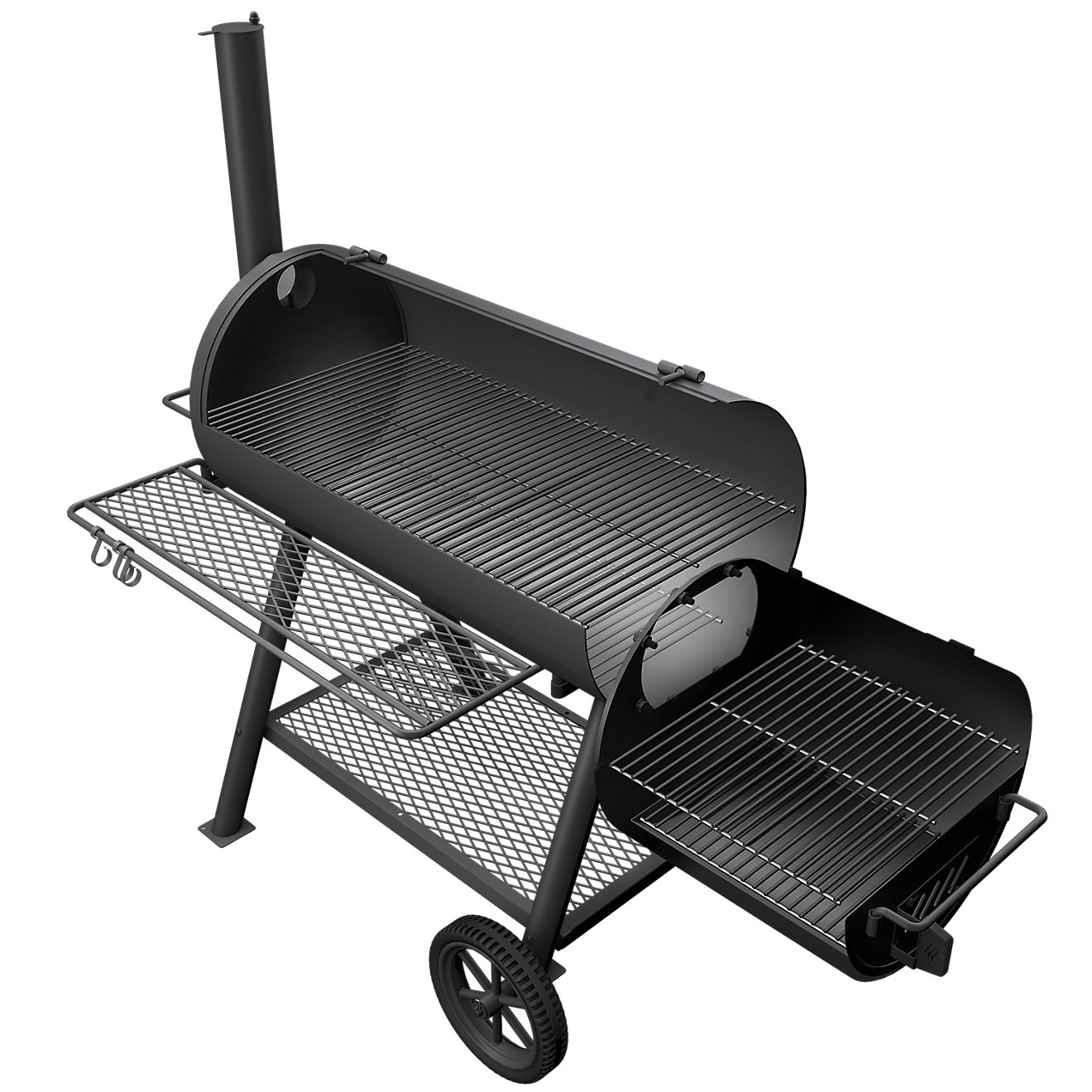 Oklahoma Joes Hondo Offset Smoker Grill NEW FREE SHIPPING