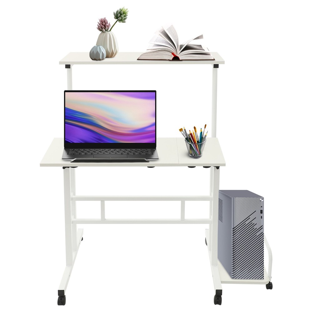 Multi Functional Foldable Desk, Modern Computer Desk, Adjustable Computer Table