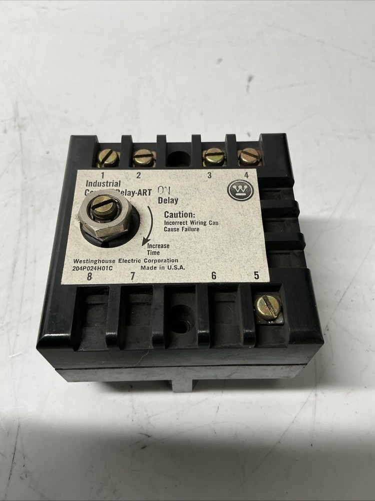 WESTINGHOUSE ART-ON SOLID STATE TIMER 1-30 SEC. RANGE 1264C62G17. W-814