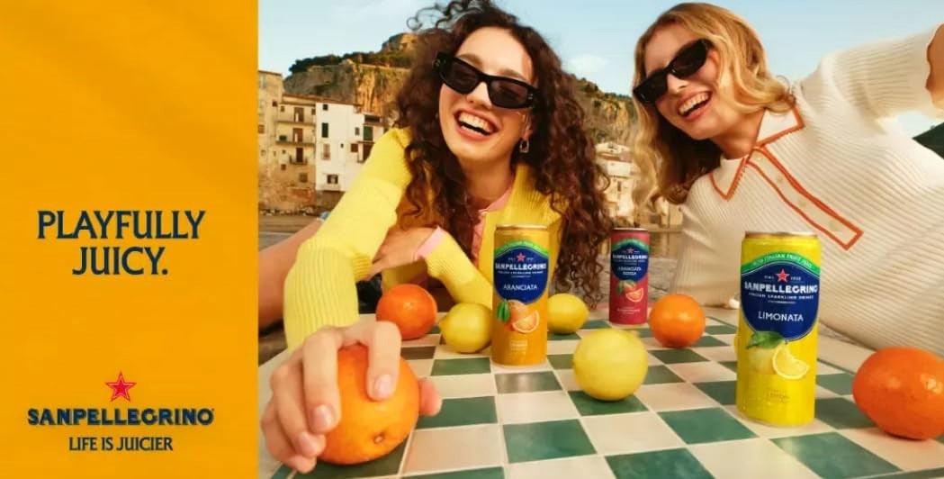 San Pellegrino Sparkling Fruit Drink 24 pack Variety 11.15oz Cans 4 Flavors