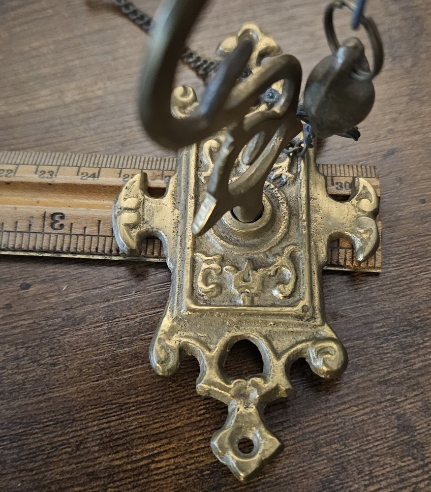 Solid Brass Triple Bell Store Style Doorbell Chime