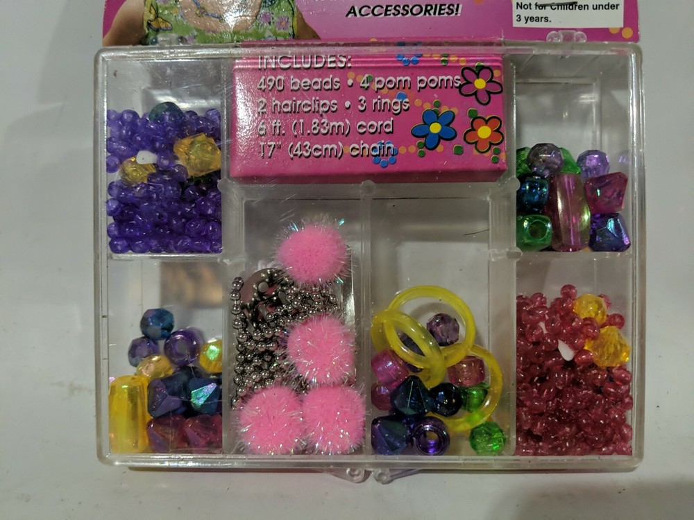 Bead Art Set, 500 Pieces - Sealed!