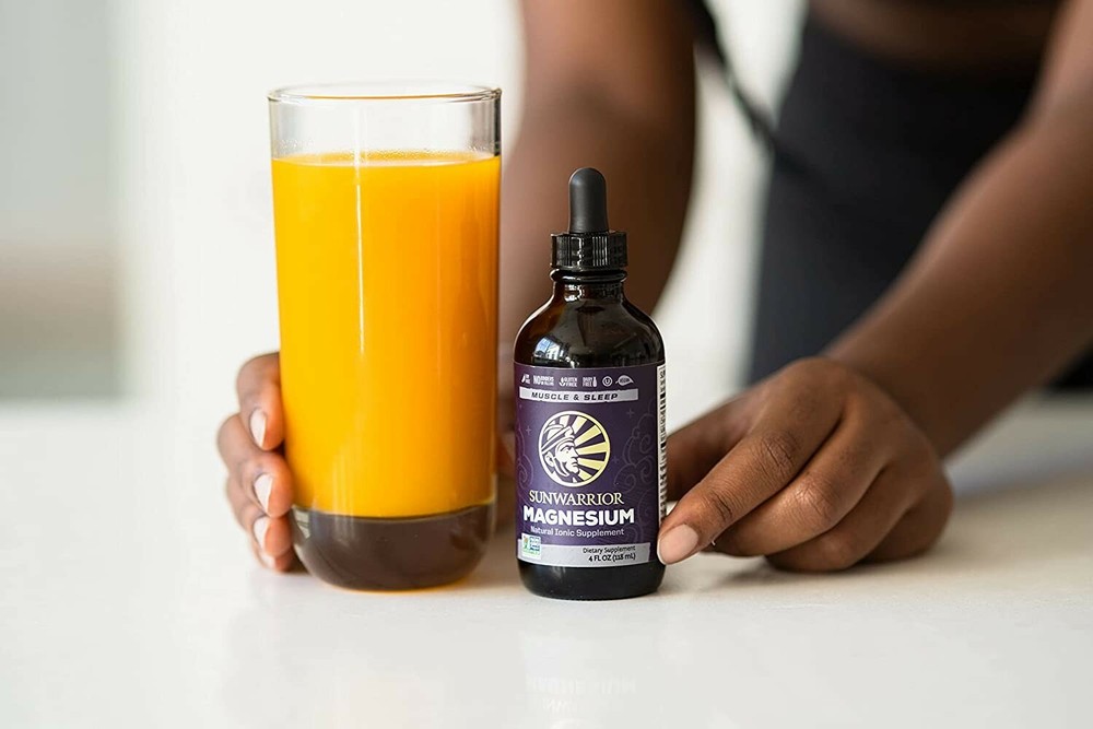 Sunwarrior Magnesium Natural Ionic Liquid Supplement Drink Additive Features