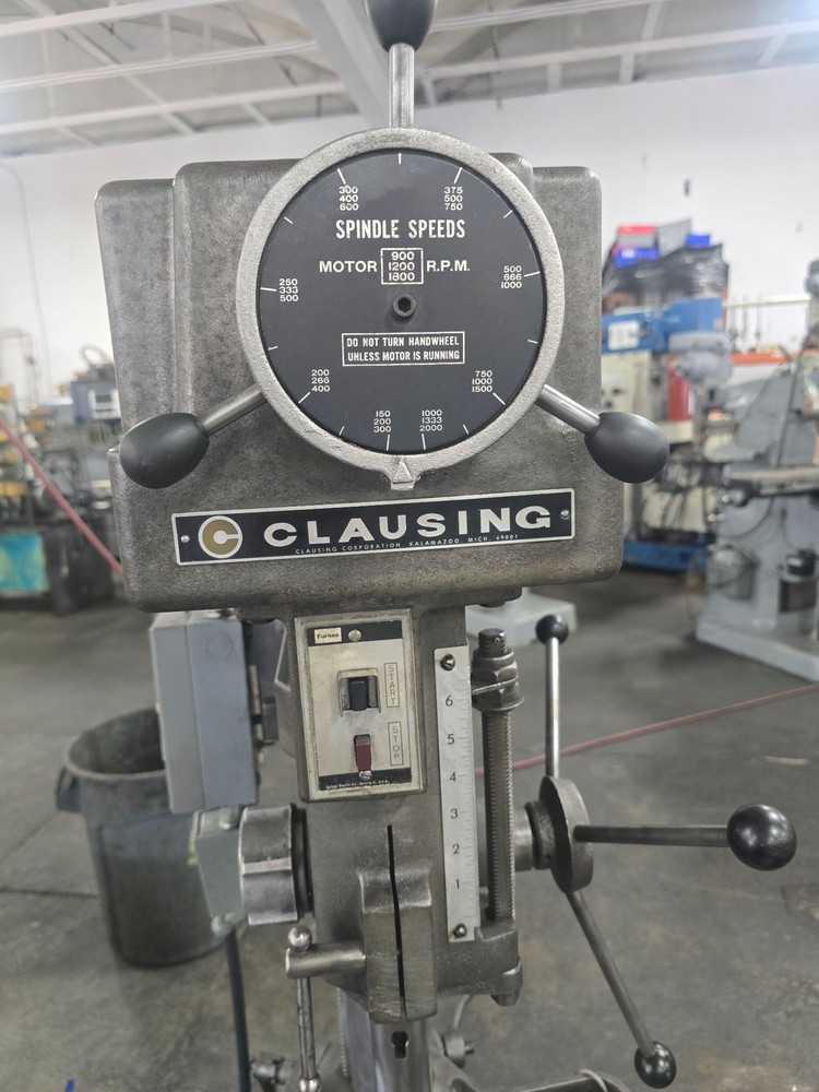 20" Clausing 2275 Single Spindle Drill Press