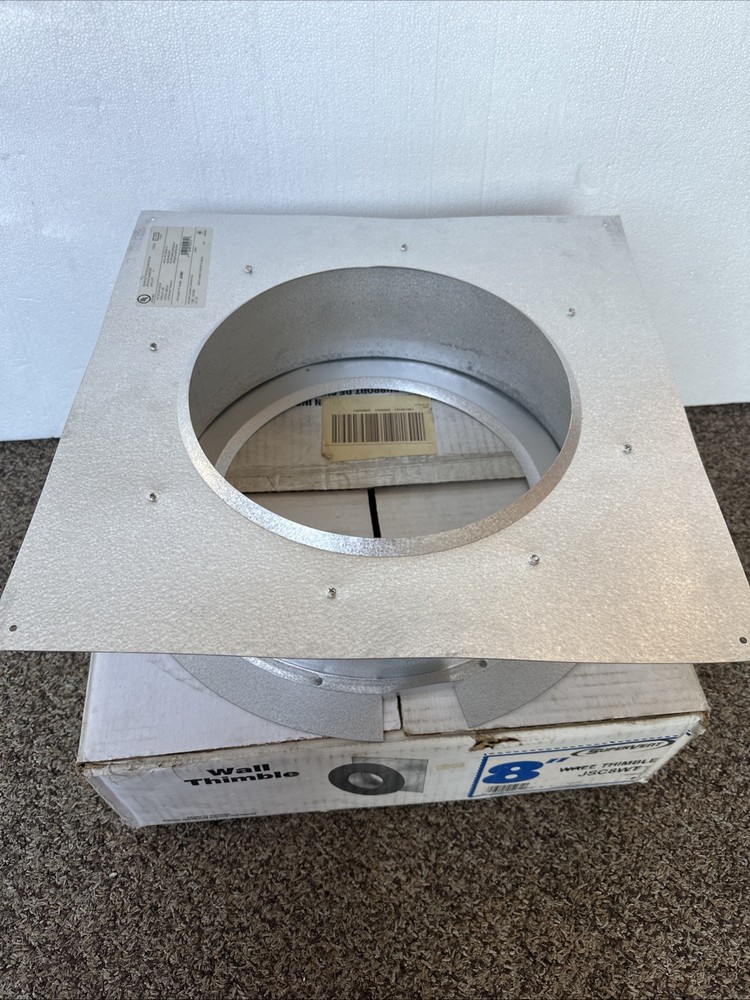 Selkirk SuperVent 8" Galvanized Double Wall Thimble Type HT JSC8WT Black