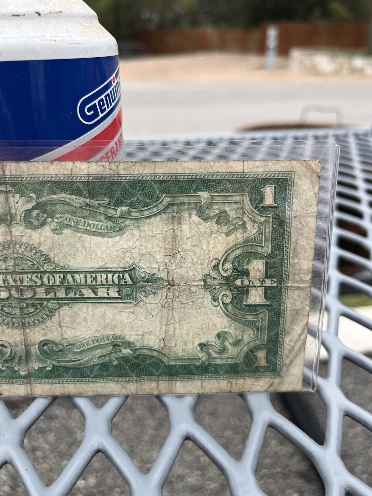 1923 $1 ONE DOLLAR “HORSE BLANKET” SILVER CERTIFICATE LARGE SIZE NOTE Blue Seal