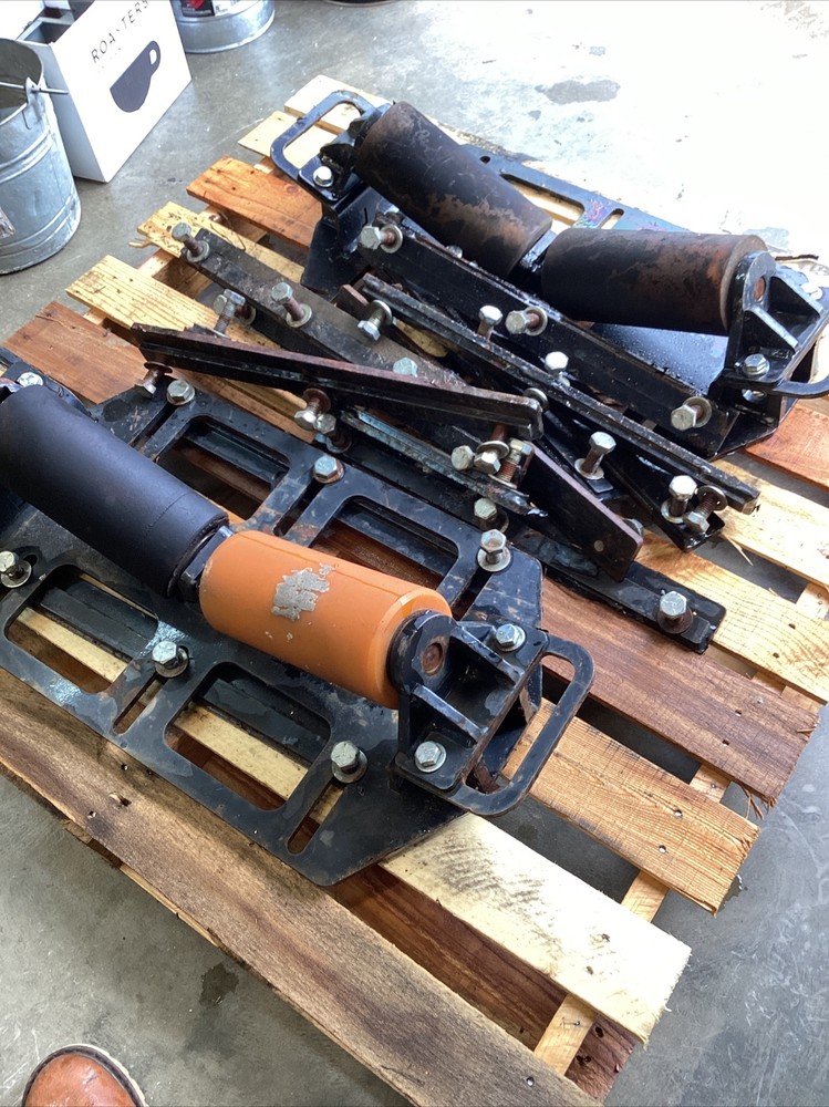 2 LJ WELDING AUTOMATION Model HZD-100 WELDING PIPE ROLLERS W/extra Brackets