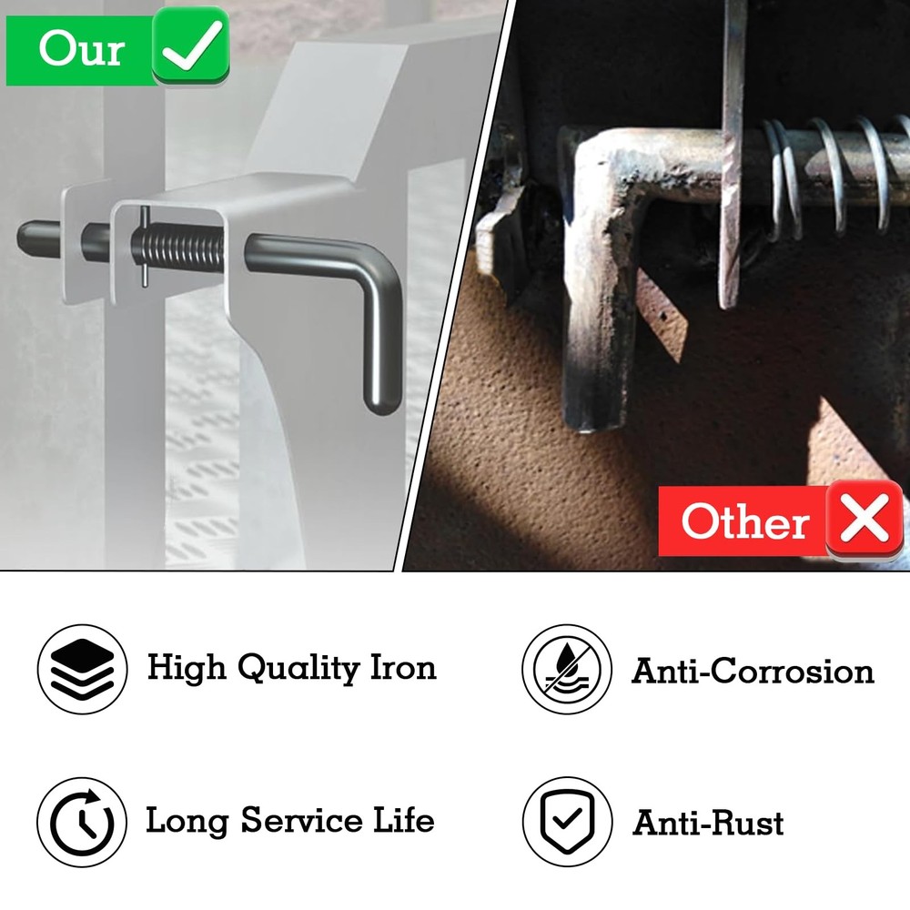 819T Trailer Gate Spring Latch Kit, Utility Accessories, Trailer...