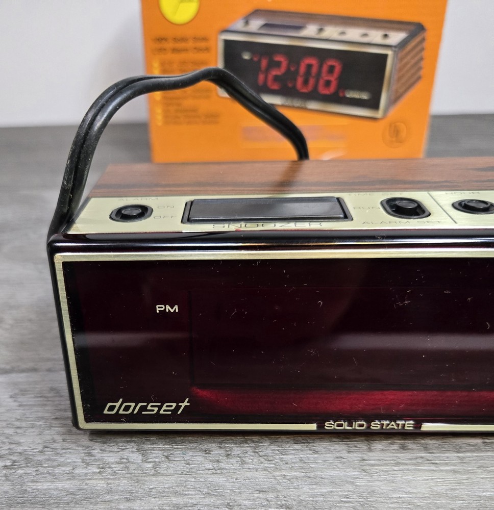 Dorset Solid State Alarm Clock Model 526N (Great Condition) w/box UL