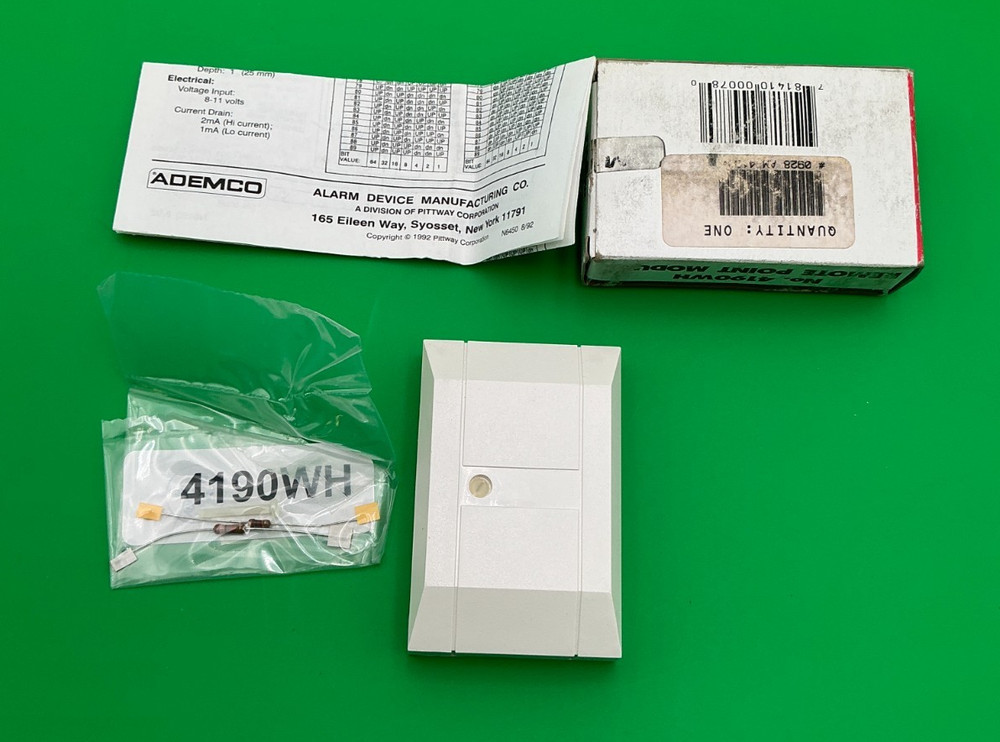 ADEMCO 4190WH 2-Zone Expander Remote Point Module Vector Vista NOS