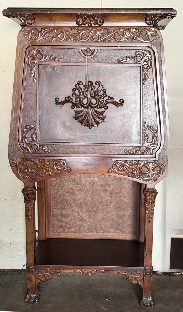 antique secretary desk drop front